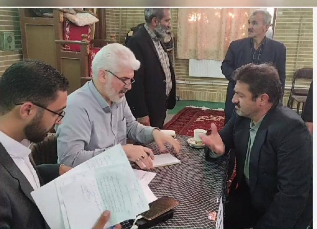 حضور شهردار منطقه ۱۰ تبریز در مسجد انبارسردار