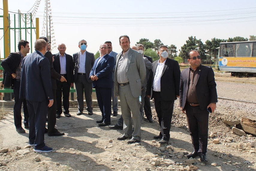 بازدید مشترک مدیران شهری منطقه ۲۱ و راه آهن از آخرین وضعیت احداث و راه اندازی ایستگاه‌های حومه‌ای تهران