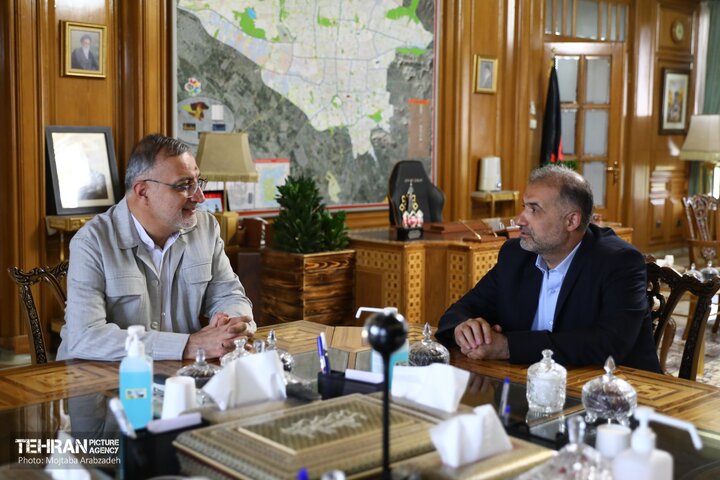 دیدار سفیر ایران در روسیه با شهردار تهران