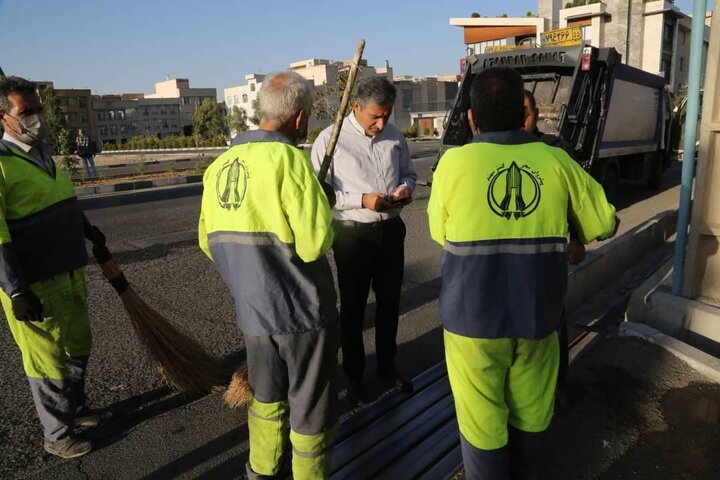 شهردار منطقه ۲۲ عنوان کرد؛ رنگ‌آمیزی و شستشوی تمامی پل‌های عابر پیاده معابر غربی تهران