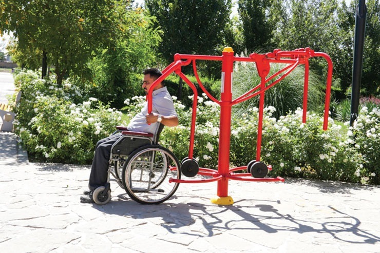 ده  بوستان تا پایان سال برای معلولان تجهیز می‌شود