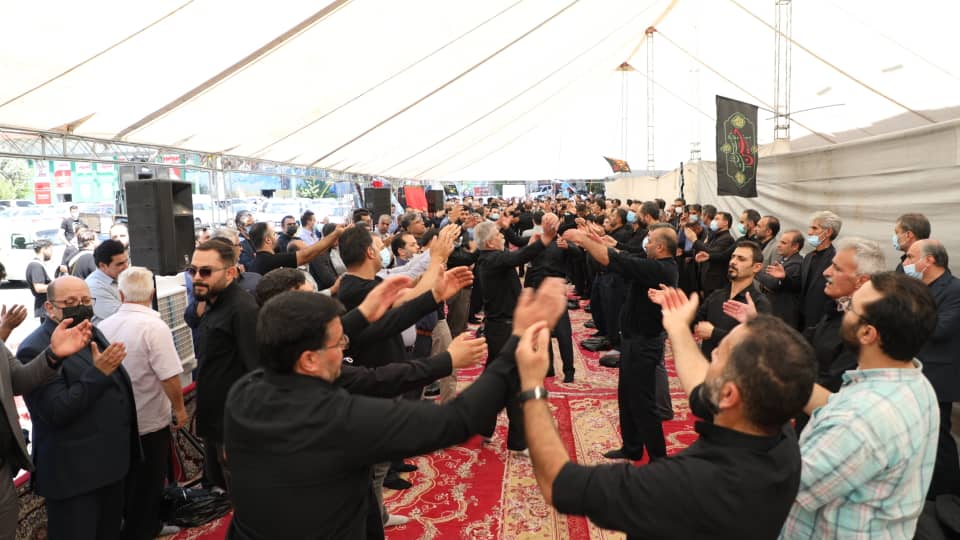 اجتماع عاشقان حسینی فروشگاه‌های زنجیره‌ای شهروند در مراسم عزاداری هفتمین روز شهادت سالار شهیدان
