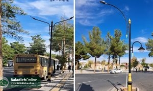 بهسازی و اصلاح روشنایی میادین، پارک ها و بوستان های سطح شهر بیرجند