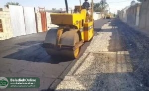 تسطیح، زیرسازی و آسفالت معابر _ بلوار رهبری، شهرک توحید توسط شهرداری جهرم