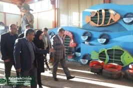 بازدیدشهردار مشهد از تولیدات المان های گل استقبال از بهار ۱۴۰۳ / تصاویر