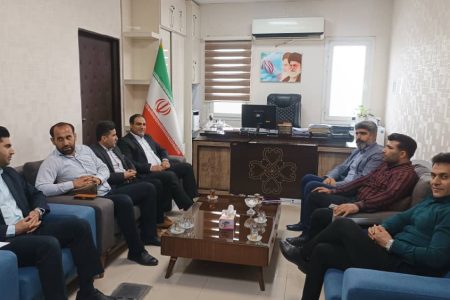دیدار شهردار وشورای اسلامی صالح شهر در دفتر مدیرعامل توزیع برق خوزستان