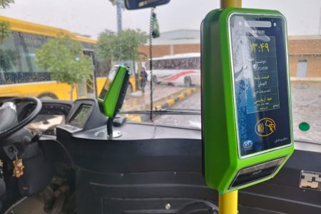 تجهیز اتوبوس های شهر گز برخوار به سامانه مدیریت هوشمند