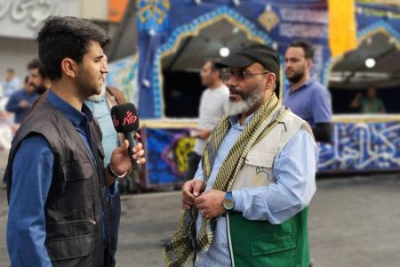 برپایی جشن بزرگ غدیر در بلوار کاج منطقه۲۲ تهران