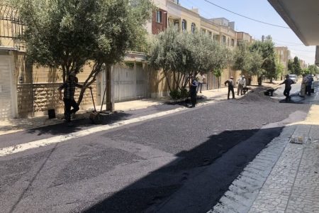 آسفالت معابر منطقه ۱۳ اصفهان اصلاح می‌شود