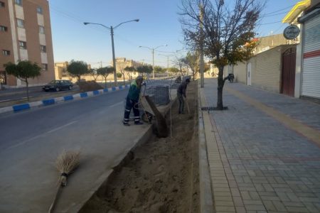 بهسازی محدوده فضای سبز بلوار سهروردی گلپایگان