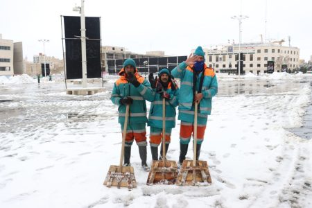 آماده‌باش ۶ هزار پاکبان شهرداری مشهد برای برف‌روبی معابر