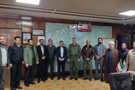 دیدار مدیریت شهری قهجاورستان با فرمانده پایگاه هوایی عباس بابایی