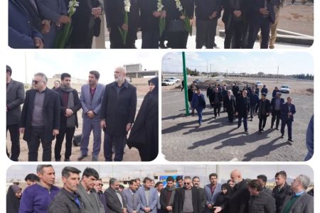 افتتاح پروژه آبرسانی نهضت ملی مسکن شهر کوهپایه