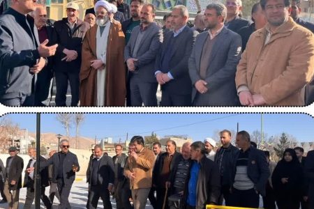 افتتاح پروژه های عمرانی شهرداری بوستان زر