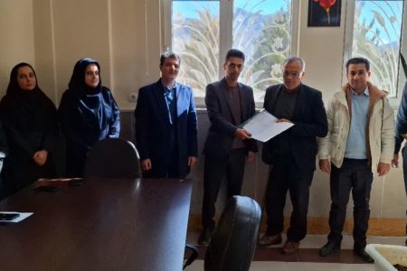 جانشین مدیر ناحیه یک شهرداری فولادشهر معارفه شد