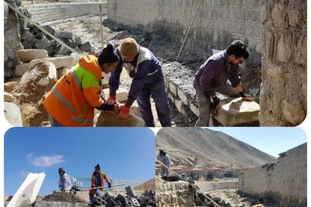 آغاز عملیات اصلاح طرح ترافیکی و تعریض پل کنترل سیلاب میدان امام علی (ع)  در ورودی شهر انارک