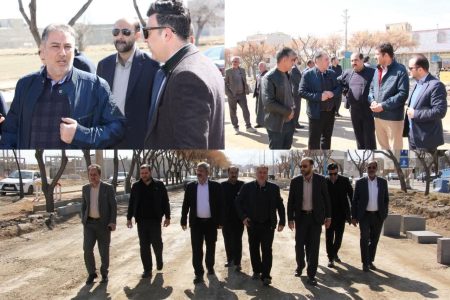 بازدید مدیریت شهری گلپایگان از پروژه های جاری شهر