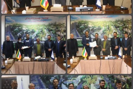 تکریم و معارفه رئیس اداره ارتباطات و سرپرست حوزه عمرانی شهرداری فولادشهر