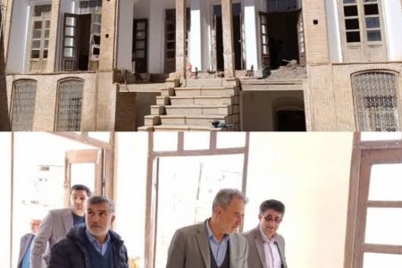بازدید مدیریت شهری شهرضا از مرمت خانه تاریخی کسراوی