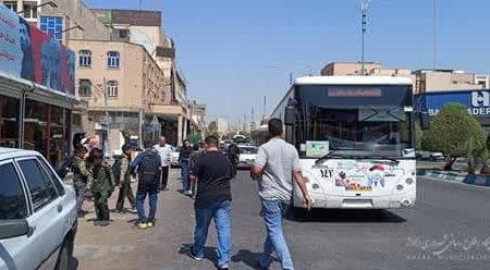 فعالیت ناوگان اتوبوسرانی اهواز در روزهای جمعه پایان سال ۱۴۰۳