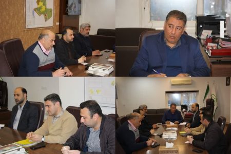 برگزاری جلسه بررسی روند احداث پروژه ها و طرح های استقبال از بهار۱۴۰۴ در شهرداری گلپایگان