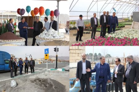 بازدید شهردار گلپایگان از روند اجرایی طرح های استقبال از بهار