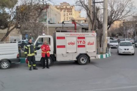 استقرار اکیپ عملیاتی سازمان آتش نشانی در گلپایگان