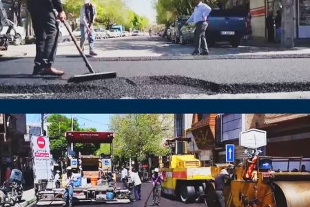 بازسازی روکش آسفالت هسته تاریخی و پرتردد شهرضا