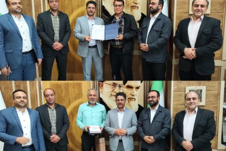 مراسم تودیع و معارفه مدیر امور مالی شهرداری بهارستان برگزار شد