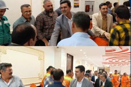 مراسم تجلیل از کارگران شهرداری شهرضا برگزار شد