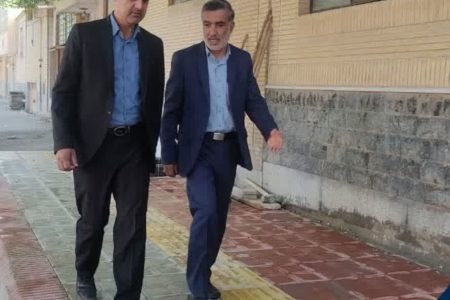 بازدید رئیس شورای شهر و سرپرست شهرداری شهرضا از روند عملیات موزاییک فرش خیابان امیرکبیر